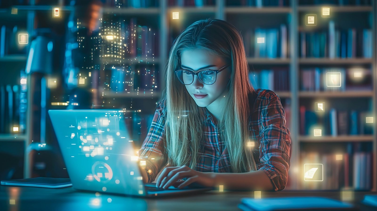 Geleceğin öğrenme deneyimi: holografik yapay zekâ arayüzüyle çalışan öğrenci
